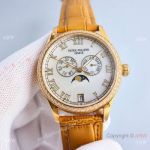 New! Luxury Patek Philippe Complications Yellow Gold Watch 38mm Ladies